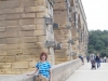 Lana on the Pont du Gard (Roman Aqueduct), outside Nîmes