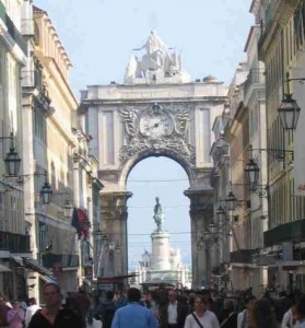 The main street of Lisbon