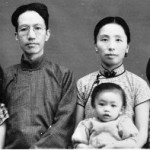 1939年秋，陳寅恪、唐篔夫婦與三個女兒避難香港 