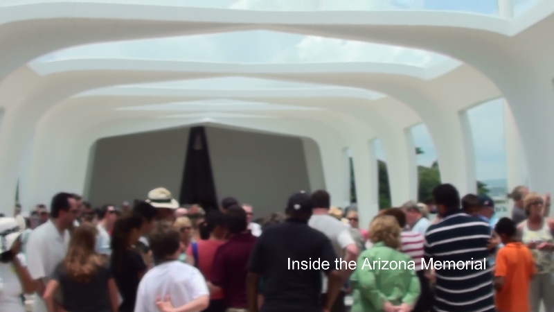 Inside Arizona Memorial 