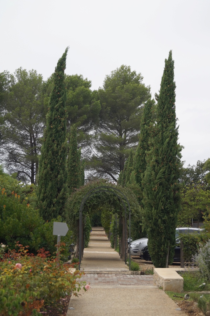 Landscaped garden at Domaine de Verchant (5-star hotel near our Montpellier cottage)