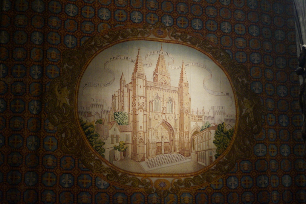 Tapestry of St. Pierre Cathedral, within the church itself, Avignon