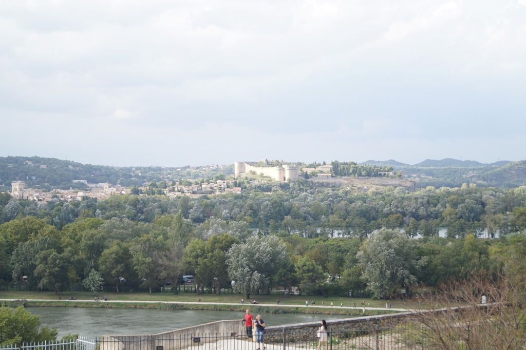 Panoramic view from Rocher des Doms garden, Avignon